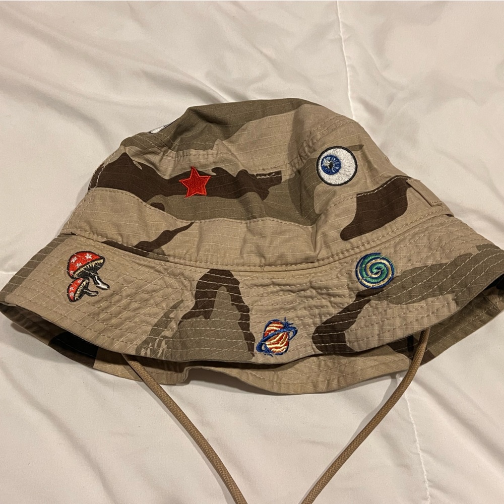 Billionaire Boys Club Camouflage Patch Bucket Hat